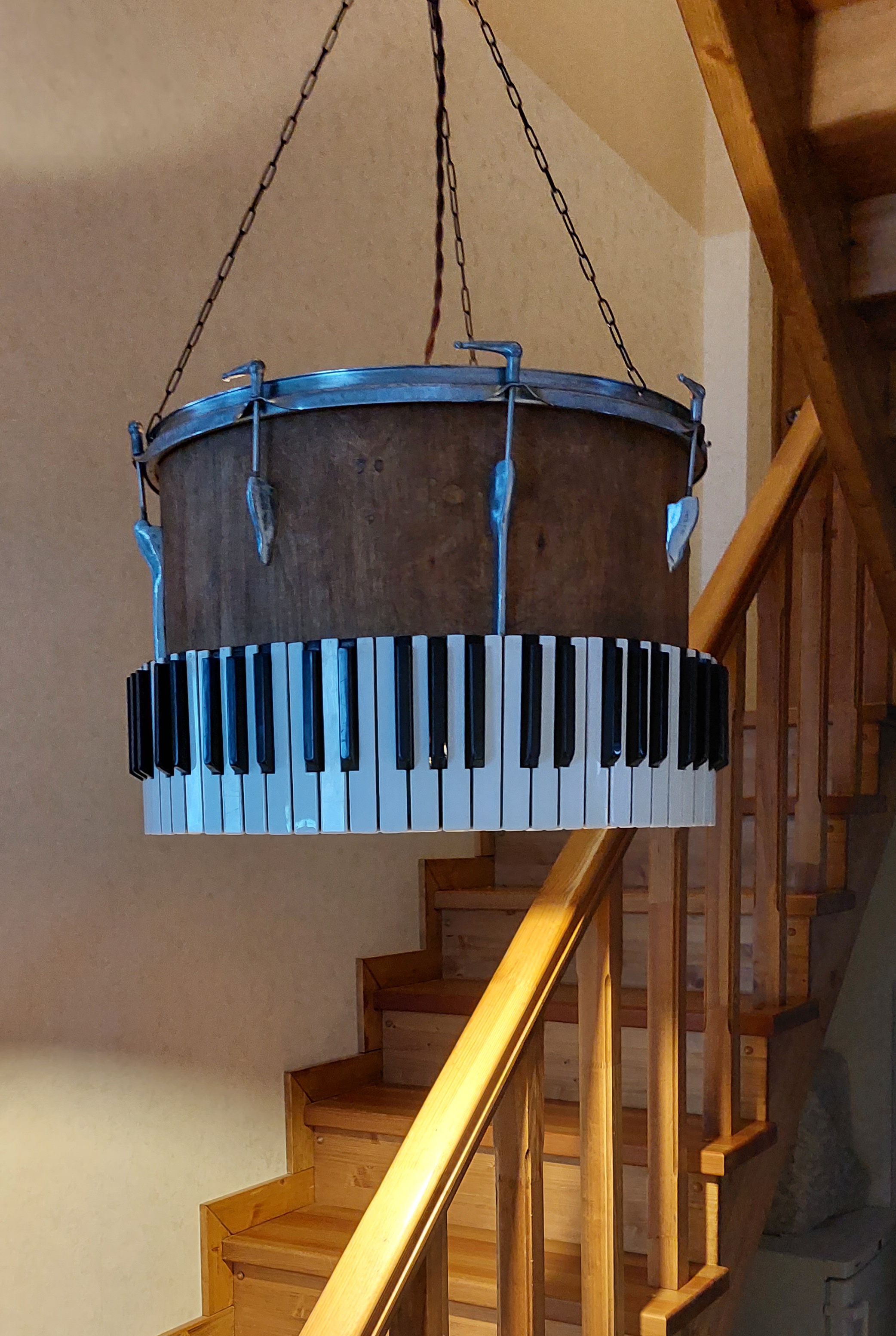 Люстра-барабан